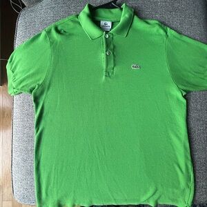 Lacoste Men's Bright Green Polo Shirt